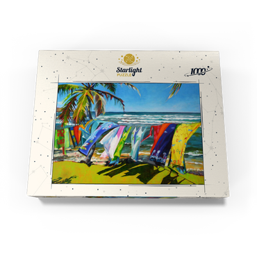 Tropical Breeze and Vibrant Fabrics 1000 Jigsaw Puzzle box view3