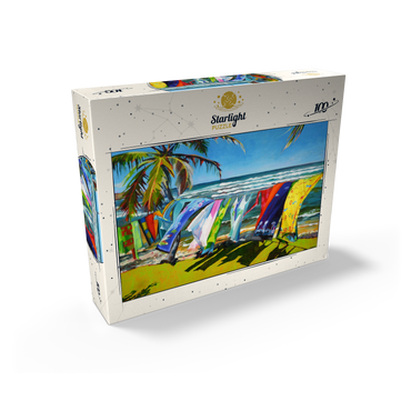 Tropical Breeze and Vibrant Fabrics 100 Jigsaw Puzzle box view2