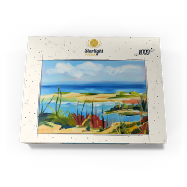 Coastal Landscape in Vibrant Abstract Style 1000 Jigsaw Puzzle box view3