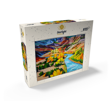Vivid Canyon River Landscape 1000 Jigsaw Puzzle box view2