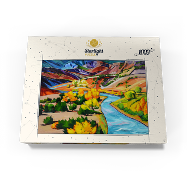 Vivid Canyon River Landscape 1000 Jigsaw Puzzle box view3