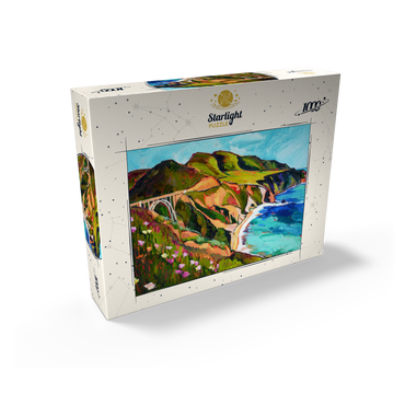 Big Sur Coastal View with Bridge 1000 Jigsaw Puzzle box view2