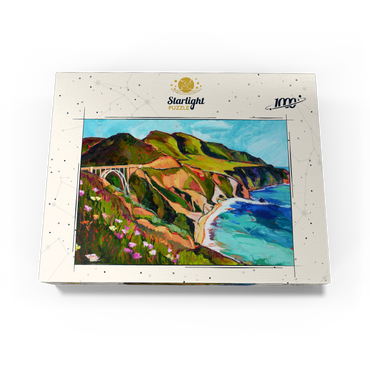 Big Sur Coastal View with Bridge 1000 Jigsaw Puzzle box view3