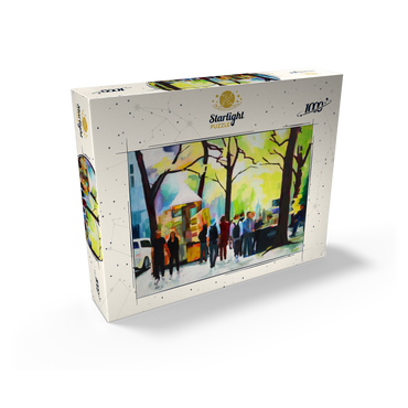 Lively Park Scene with Vibrant Colors 1000 Jigsaw Puzzle box view2