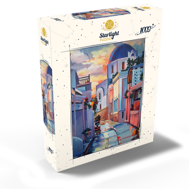 Sunset Alley in Santorini 1000 Jigsaw Puzzle box view2