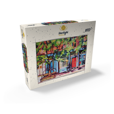 Charming Urban Street Scene 1000 Jigsaw Puzzle box view2