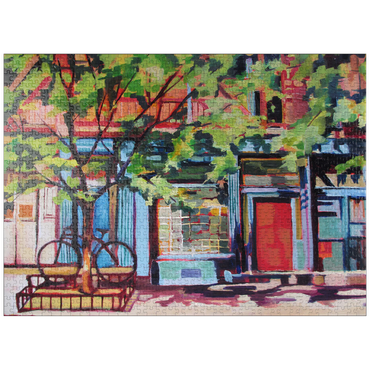 puzzleplate Charming Urban Street Scene 1000 Jigsaw Puzzle