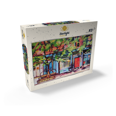 Charming Urban Street Scene 100 Jigsaw Puzzle box view2