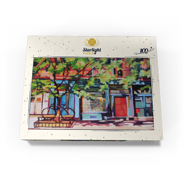Charming Urban Street Scene 100 Jigsaw Puzzle box view3