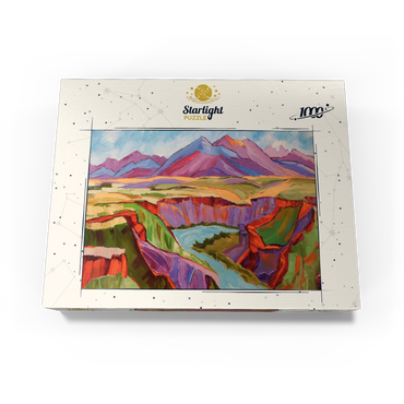 Vivid Canyon and Mountain Landscape 1000 Jigsaw Puzzle box view3