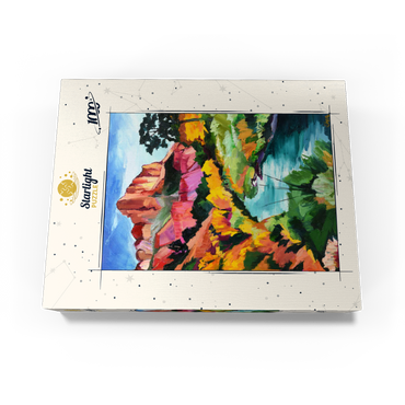 Vibrant Canyon Landscape with River 1000 Jigsaw Puzzle box view3