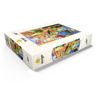 Venetian Canal with Colorful Reflections 500 Jigsaw Puzzle box view1