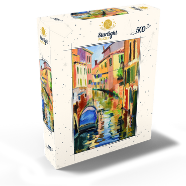 Venetian Canal with Colorful Reflections 500 Jigsaw Puzzle box view2