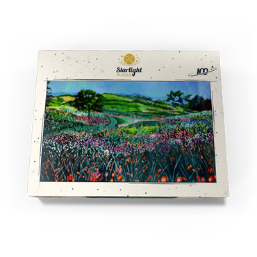 Vibrant Wildflower Meadow 100 Jigsaw Puzzle box view3