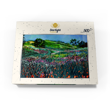 Vibrant Wildflower Meadow 500 Jigsaw Puzzle box view3