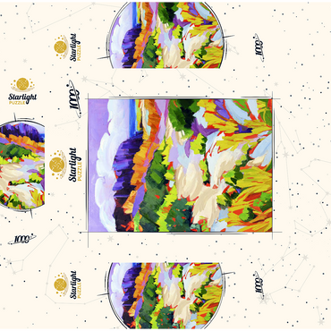 Bold Coastal Landscape 1000 Jigsaw Puzzle box 3D Modell