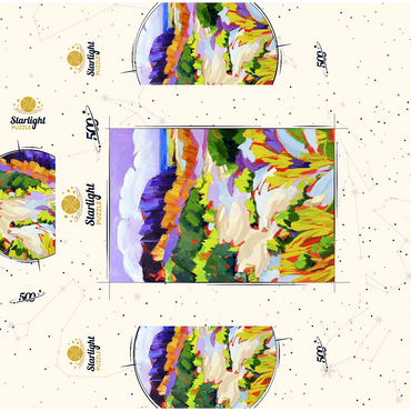 Bold Coastal Landscape 500 Jigsaw Puzzle box 3D Modell