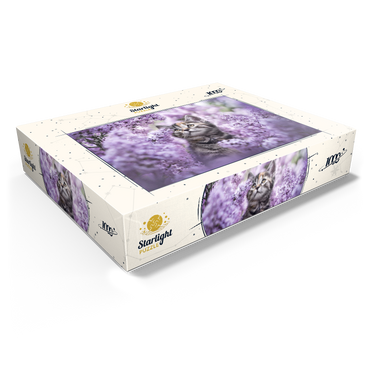 Kitten Among Blooming Lilac Flowers 1000 Jigsaw Puzzle box view1