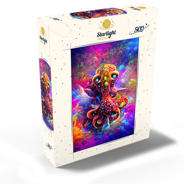 Colorful Bioluminescent Underwater World 500 Jigsaw Puzzle box view2