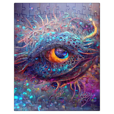 puzzleplate Cosmic Abyssal Eye Creature 100 Jigsaw Puzzle
