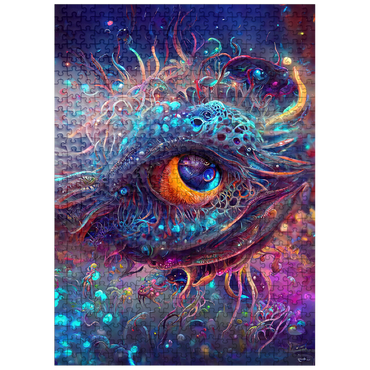 puzzleplate Cosmic Abyssal Eye Creature 500 Jigsaw Puzzle