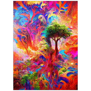 puzzleplate Luminous Fantasy Jungle Landscape 1000 Jigsaw Puzzle