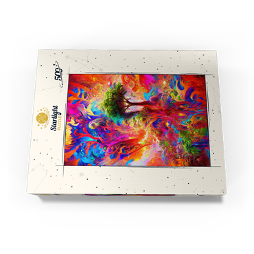 Luminous Fantasy Jungle Landscape 500 Jigsaw Puzzle box view3