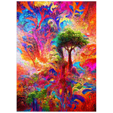 puzzleplate Luminous Fantasy Jungle Landscape 500 Jigsaw Puzzle