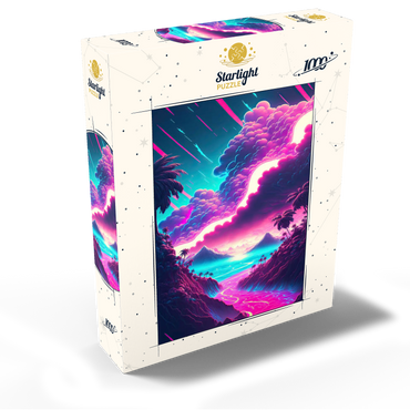 Dreamlike Tropical Valley at Sunrise 1000 Jigsaw Puzzle box view2