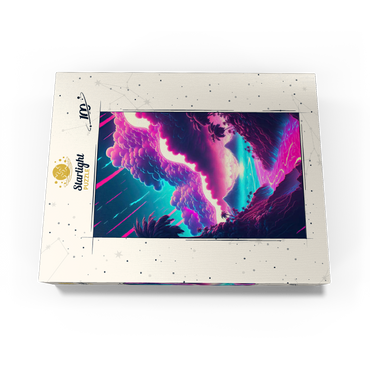 Dreamlike Tropical Valley at Sunrise 100 Jigsaw Puzzle box view3