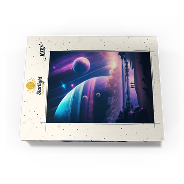 Futuristic Cosmic Beach Scene 1000 Jigsaw Puzzle box view3