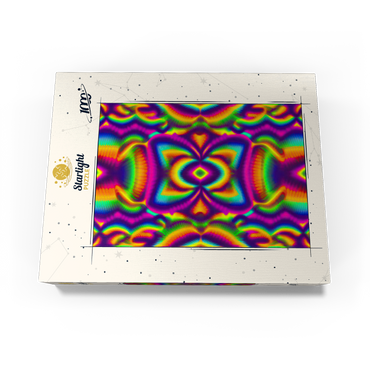 Vibrant Psychedelic Pattern 1000 Jigsaw Puzzle box view3