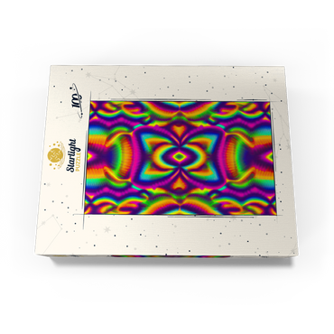 Vibrant Psychedelic Pattern 100 Jigsaw Puzzle box view3