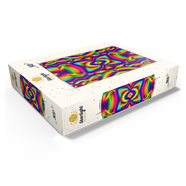 Vibrant Psychedelic Pattern 500 Jigsaw Puzzle box view1