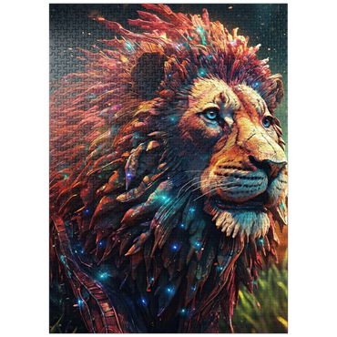 puzzleplate Majestic Cybernetic Lion 1000 Jigsaw Puzzle