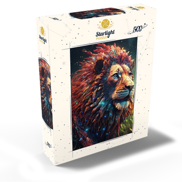 Majestic Cybernetic Lion 500 Jigsaw Puzzle box view2