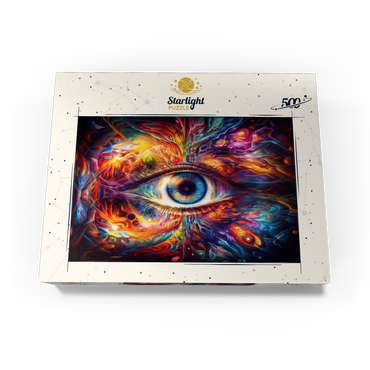 Psychedelic Eye 500 Jigsaw Puzzle box view3