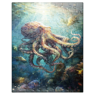 puzzleplate Majestic Octopus 100 Jigsaw Puzzle