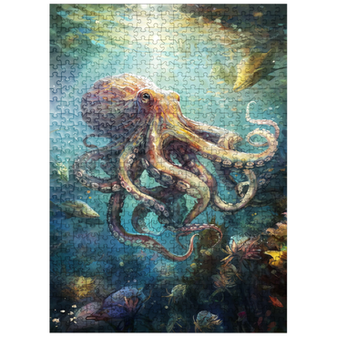 puzzleplate Majestic Octopus 500 Jigsaw Puzzle