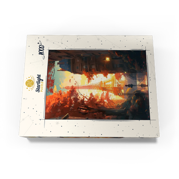 Eiffel Tower in Autumn 1000 Jigsaw Puzzle box view3