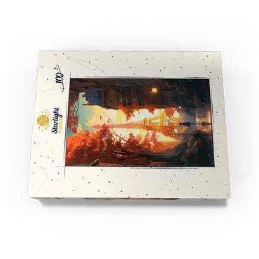 Eiffel Tower in Autumn 100 Jigsaw Puzzle box view3