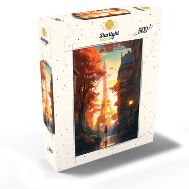 Eiffel Tower in Autumn 500 Jigsaw Puzzle box view2