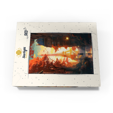 Eiffel Tower in Autumn 500 Jigsaw Puzzle box view3