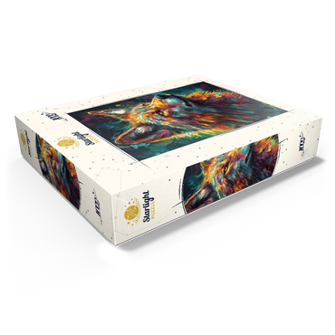 Vibrant Wolf 1000 Jigsaw Puzzle box view1