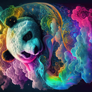 Celestial Panda 500 Jigsaw Puzzle 3D Modell