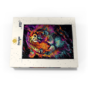 Neon Tiger 1000 Jigsaw Puzzle box view3