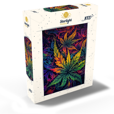 Psychedelic Leaves 1000 Jigsaw Puzzle box view2