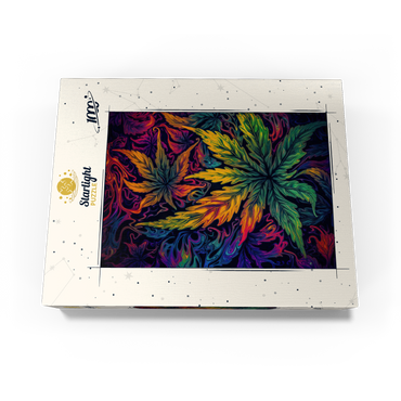 Psychedelic Leaves 1000 Jigsaw Puzzle box view3