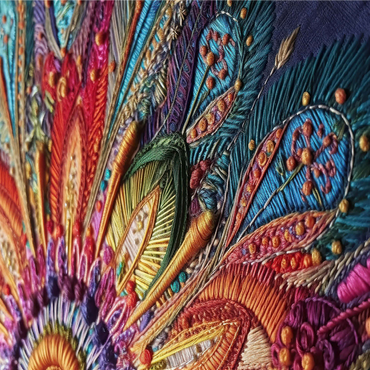 Intricate Embroidery 1000 Jigsaw Puzzle 3D Modell