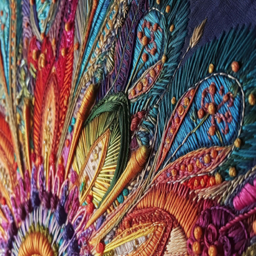 Intricate Embroidery 500 Jigsaw Puzzle 3D Modell